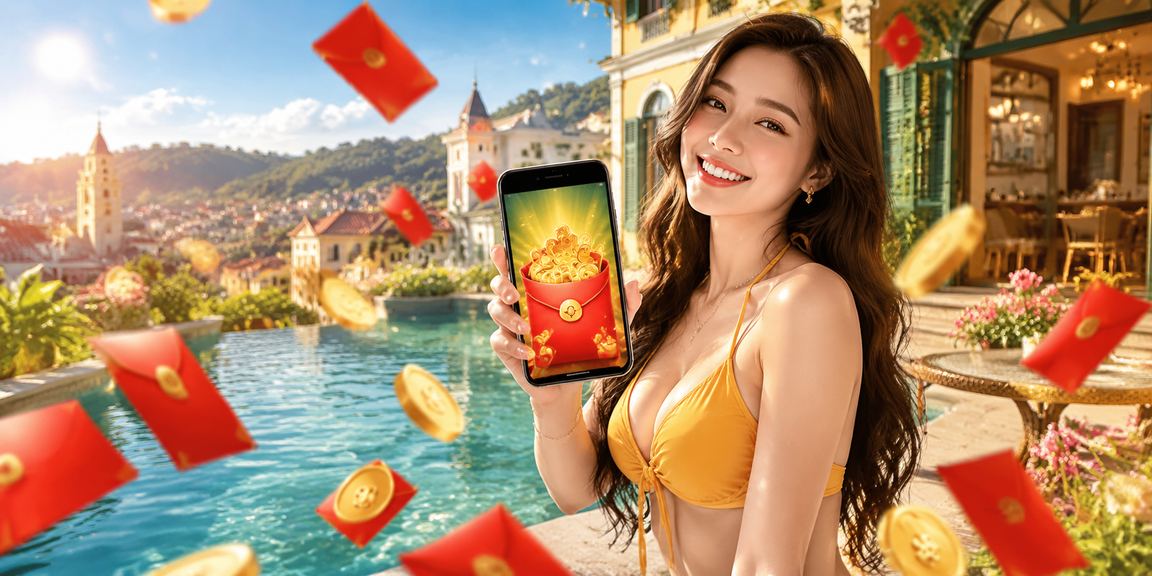 Người dùng Đà Lạt nhận thưởng đỏ qua điện thoại bên ly cà phê buổi sáng