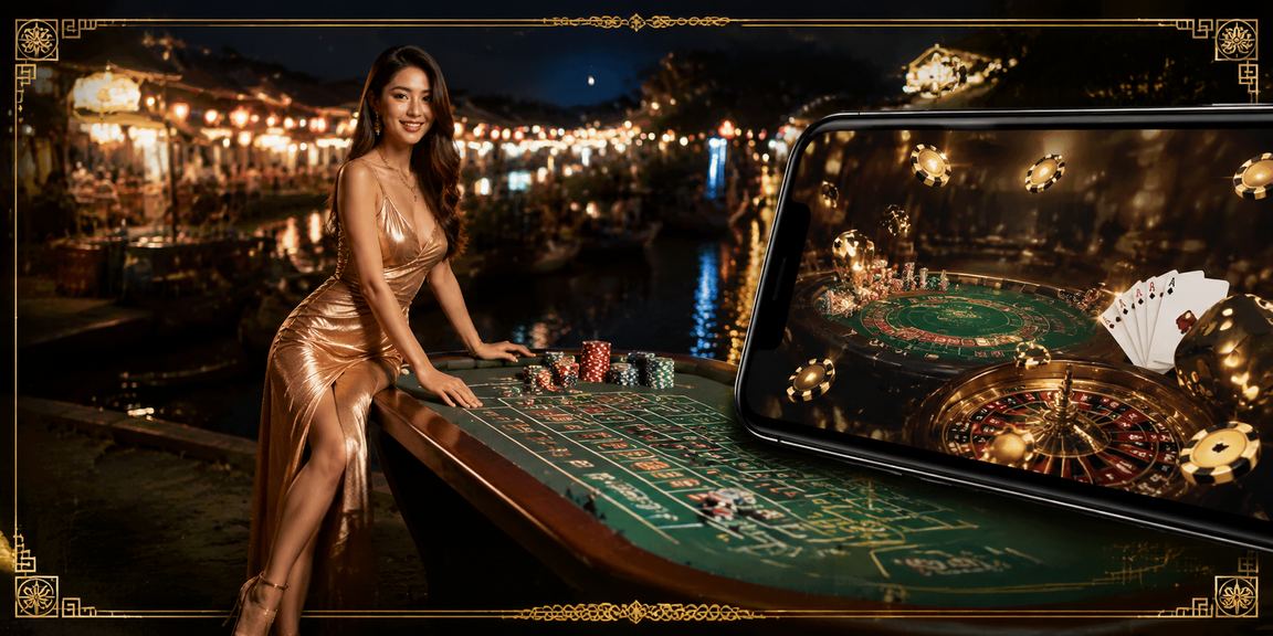 Người dùng trải nghiệm casino di động tại Phú Quốc trên điện thoại